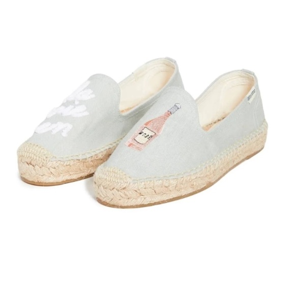 Soludos | NEW without Box La Vie en Rose Chambray Espadrilles Size 6 - Picture 5 of 14